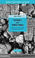 E-Book (pdf) Business and Public Policy von Jorge E. Rivera