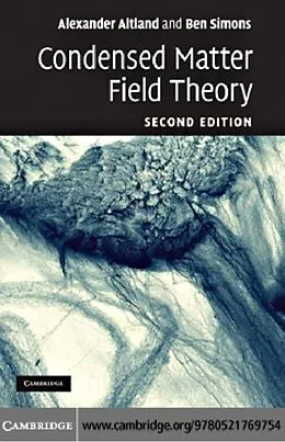 E-Book (pdf) Condensed Matter Field Theory von Alexander Altland