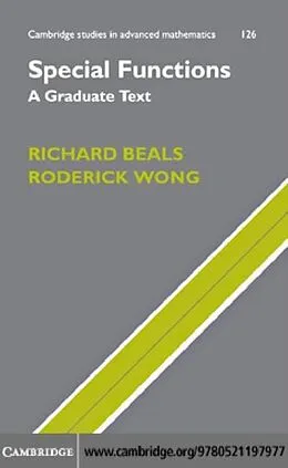 PDF Special Functions von Richard Beals