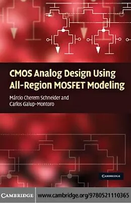 E-Book (pdf) CMOS Analog Design Using All-Region MOSFET Modeling von Marcio Cherem Schneider