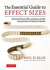 eBook (epub) Essential Guide to Effect Sizes de Paul D. Ellis