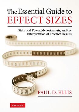 eBook (epub) Essential Guide to Effect Sizes de Paul D. Ellis