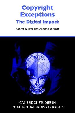 E-Book (pdf) Copyright Exceptions von Robert Burrell
