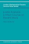 E-Book (pdf) P-adic Analysis von Neal Koblitz
