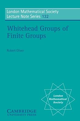 eBook (pdf) Whitehead Groups of Finite Groups de Robert Oliver