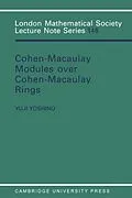 E-Book (pdf) Maximal Cohen-Macaulay Modules over Cohen-Macaulay Rings von Y. Yoshino