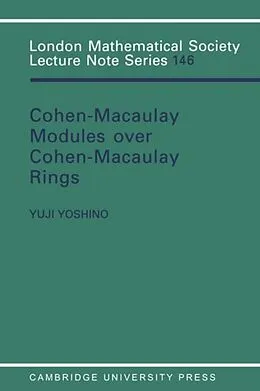 E-Book (pdf) Maximal Cohen-Macaulay Modules over Cohen-Macaulay Rings von Y. Yoshino
