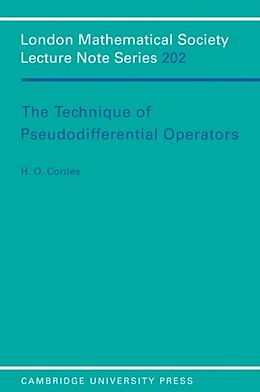 E-Book (pdf) Technique of Pseudodifferential Operators von H. O. Cordes