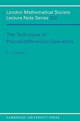 E-Book (pdf) Technique of Pseudodifferential Operators von H. O. Cordes