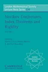 E-Book (pdf) Novikov Conjectures, Index Theorems, and Rigidity: Volume 1 von 