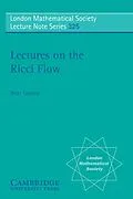 E-Book (pdf) Lectures on the Ricci Flow von Peter Topping