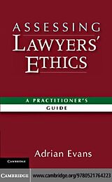 eBook (pdf) Assessing Lawyers' Ethics de Adrian Evans