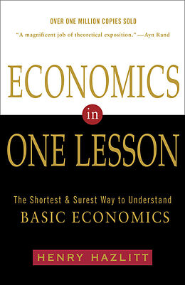 Couverture cartonnée Economics in One Lesson de Henry Hazlitt