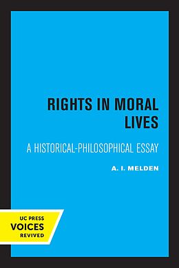 eBook (epub) Rights in Moral Lives de A. I. Melden