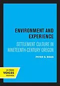 E-Book (epub) Environment and Experience von Peter Boag