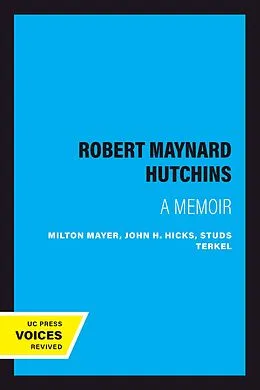E-Book (epub) Robert Maynard Hutchins von Milton Mayer