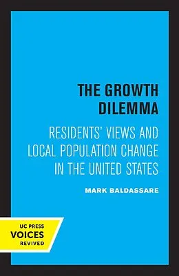 ePUB The Growth Dilemma von Mark Baldassare
