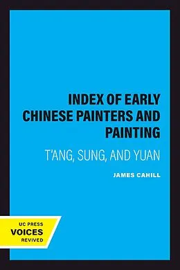 E-Book (epub) An Index of Early Chinese Painters and Painting von James Cahill