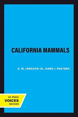 E-Book (epub) California Mammals von E. W. Jameson, Hans J. Peeters
