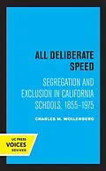 E-Book (epub) All Deliberate Speed von Charles M. Wollenberg