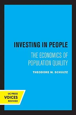 E-Book (epub) Investing in People von Theodore W. Schultz
