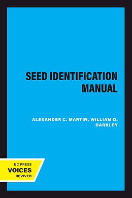 eBook (epub) Seed Identification Manual de Alexander C. Martin, William D. Barkley