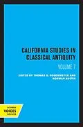 E-Book (epub) California Studies in Classical Antiquity, Volume 7 von 