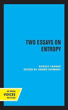 E-Book (epub) Two Essays on Entropy von Rudolf Carnap