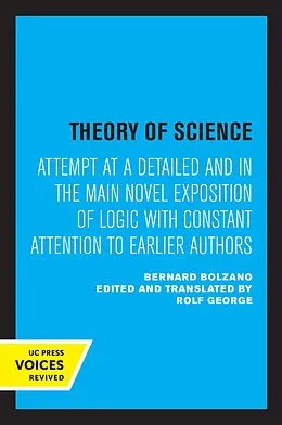 E-Book (epub) Theory of Science von Bernard Bolzano