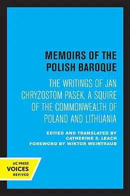 E-Book (epub) Memoirs of the Polish Baroque von Jan Chryzostom Pasek