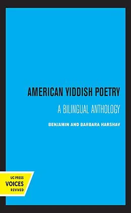 E-Book (epub) American Yiddish Poetry von Barbara Harshav, Benjamin Harshav