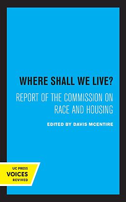 eBook (epub) Where Shall We Live? de Davis McEntire