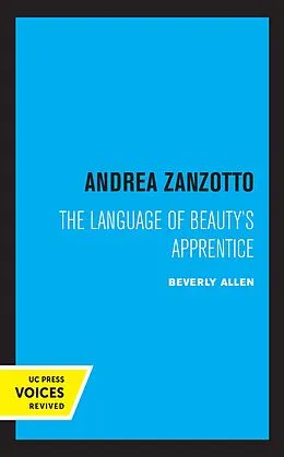 E-Book (epub) Andrea Zanzotto von Beverly C. Allen