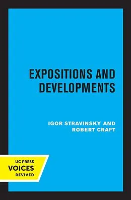 E-Book (epub) Expositions and Developments von Igor Stravinsky, Robert Craft