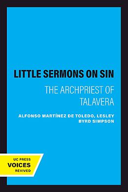 eBook (epub) Little Sermons on Sin de Alfonso Martínez de Toledo