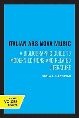 E-Book (epub) Italian Ars Nova Music von Viola L. Hagopian