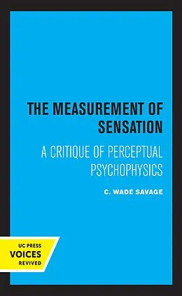 ePUB The Measurement of Sensation von C. Wade Savage