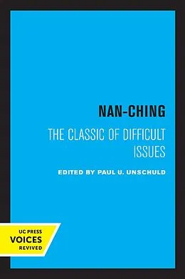 E-Book (epub) Nan-Ching von Paul U. Unschuld