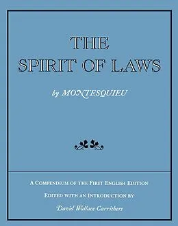 E-Book (epub) The Spirit of Laws von Montesquieu