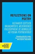 E-Book (epub) Reflections on Poetry von Alexander Gottlieb Baumgarten