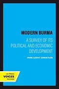 E-Book (epub) Modern Burma von John LeRoy Christian