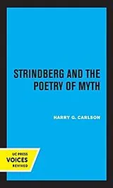 Fester Einband Strindberg and the Poetry of Myth von Carlson Harry G.