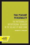 E-Book (pdf) Thai Peasant Personality von Herbert P. Phillips