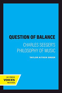 eBook (epub) A Question of Balance de Taylor Aitken Greer