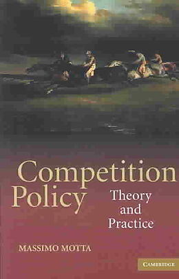 Broché Competition Policy de Massimo Motta