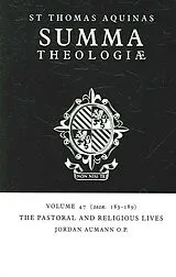 Kartonierter Einband (Kt) The Pastoral and Religious Lives von Thomas Aquinas