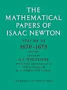 Kartonierter Einband The Mathematical Papers of Isaac Newton: Volume 3 von Newton Isaac