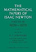 The Mathematical Papers of Isaac Newton