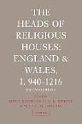 Kartonierter Einband The Heads of Religious Houses von C. N. L. Brooke, Vera C. M. London, David Knowles