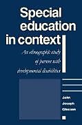 Kartonierter Einband Special Education in Context von John Joseph Gleason